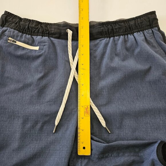 Vuori Men’s Banks Short 7” Azure Linen Texture L - Picture 9 of 10